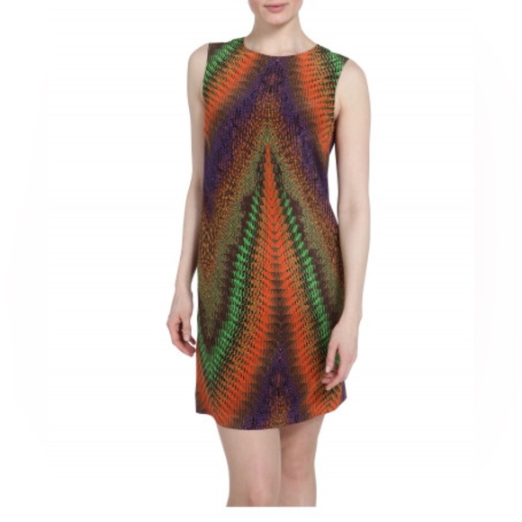 M Missoni Multi Color Multicolor Patterned Sleeveless Dress - Picture 1 of 13